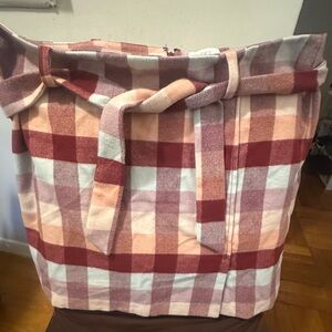 Loft Winter Plaid Skirt